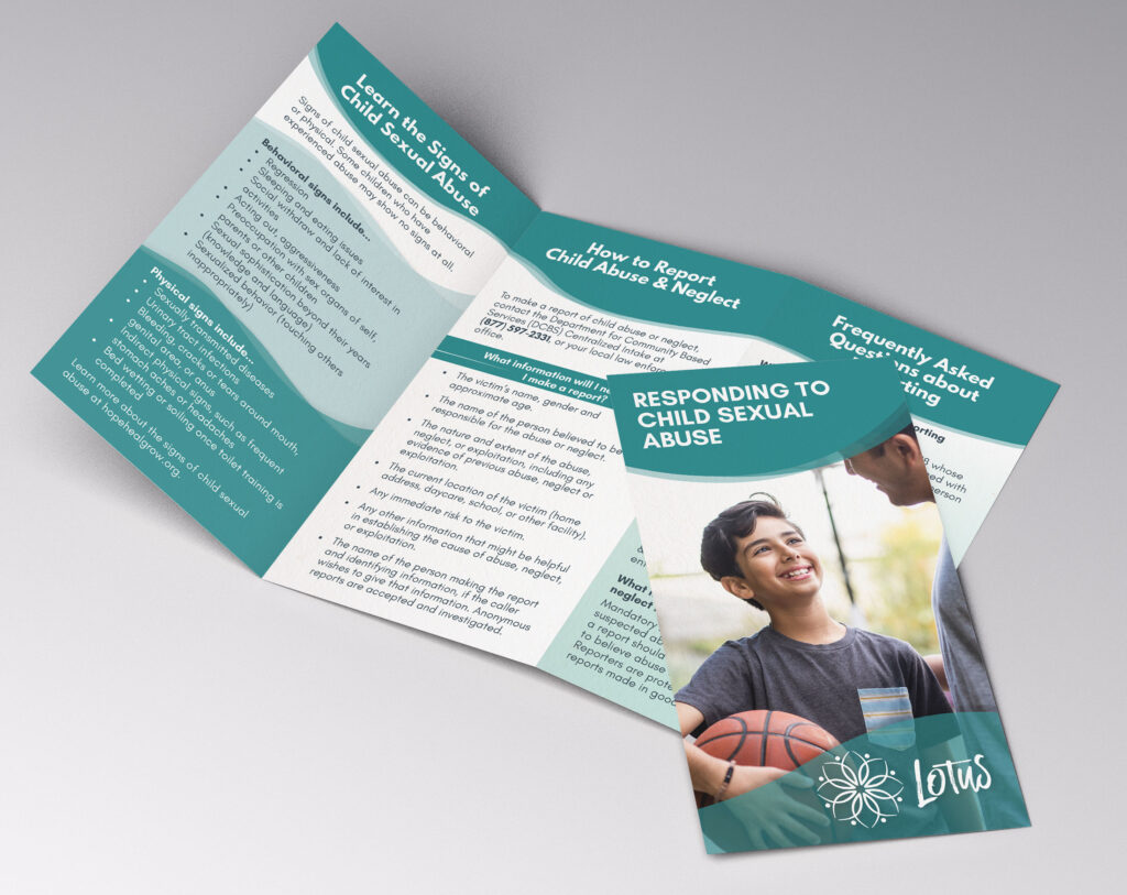 Lotus Reporting and Advocacy Brochure